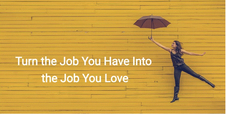 Turn The Job You Have Into the Job You Love