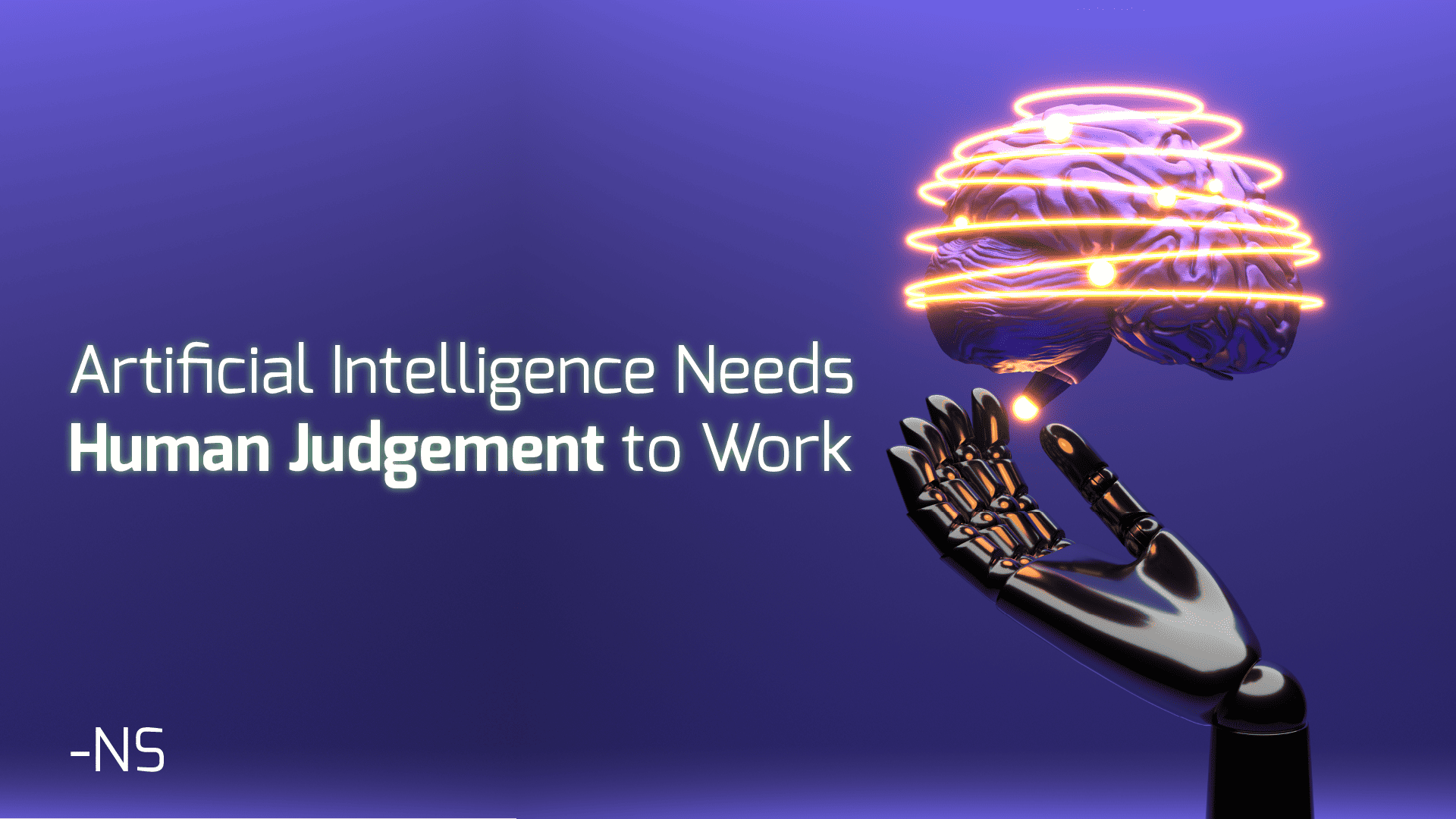 Artificial Intelligence Needs Human Judgement to Work