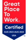 Certified by Great Places To Work for 2023