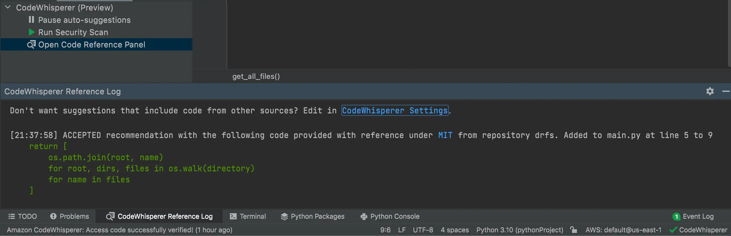 Amazon CodeWhisperer AI Tool