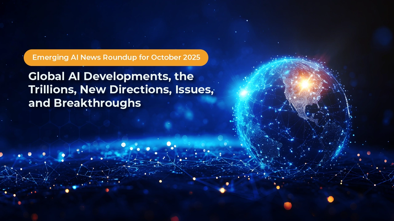 Emerging AI News Roundup for October 2025: Global AI Developments, the Trillions, New Directions, Issues, and Breakthroughs