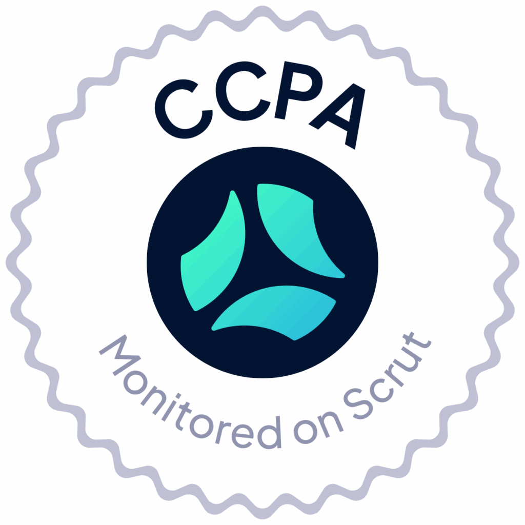 CCPA compliance badges - Peterson Technology Partners