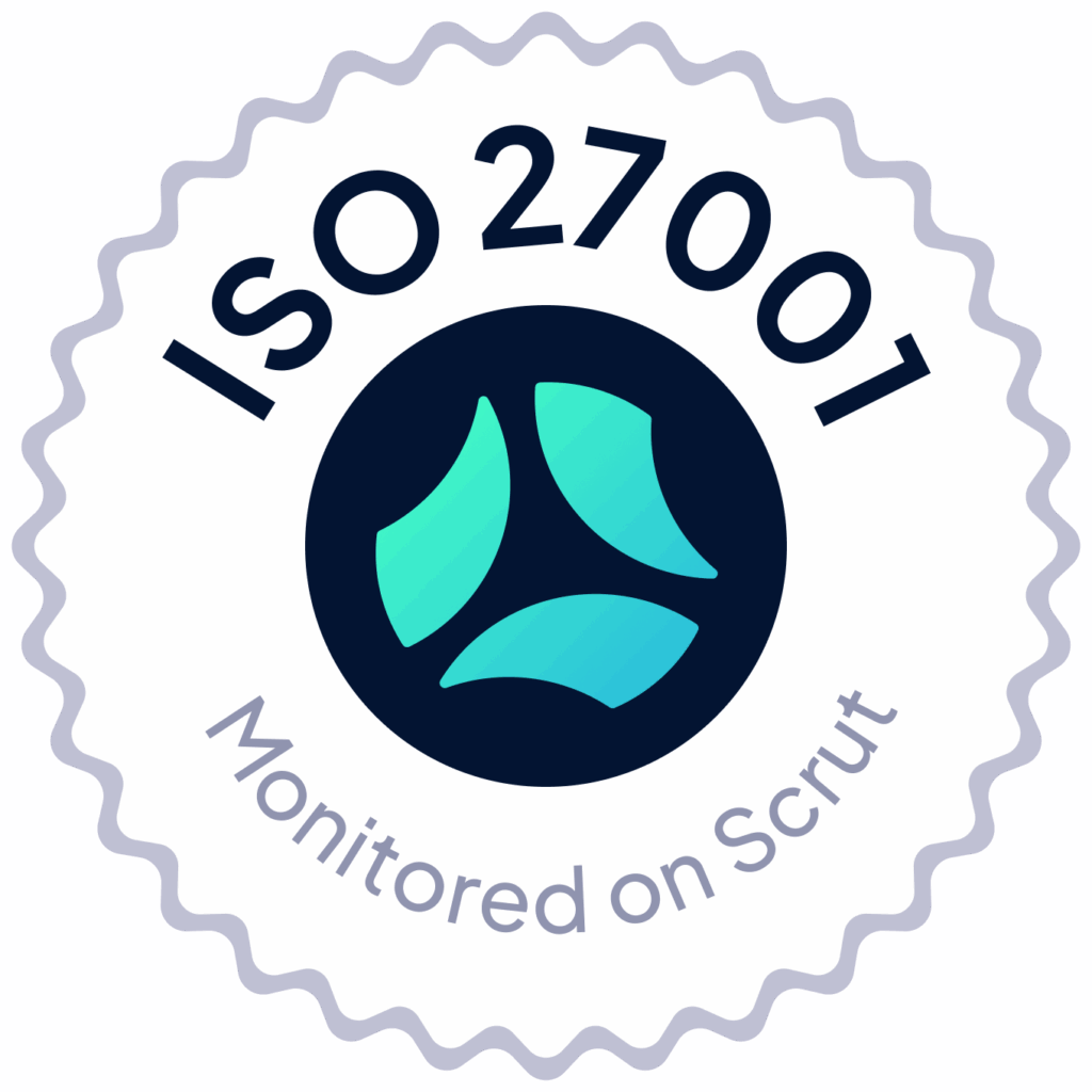 ISO 27001 compliance badges - Peterson Technology Partners