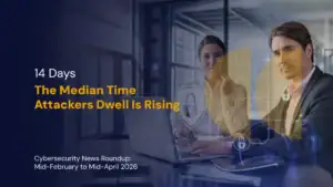 Among top cybersecurity news in early 2026: Attackers are now dwelling two weeks by median.