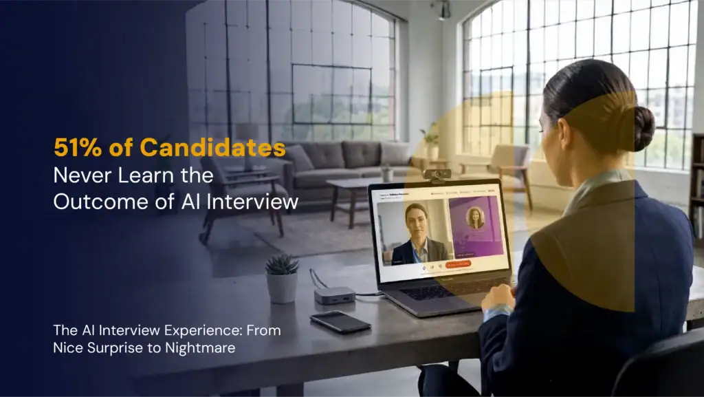 AI hiring process transparency is still falling short with most not learning what happened even after an AI interview.