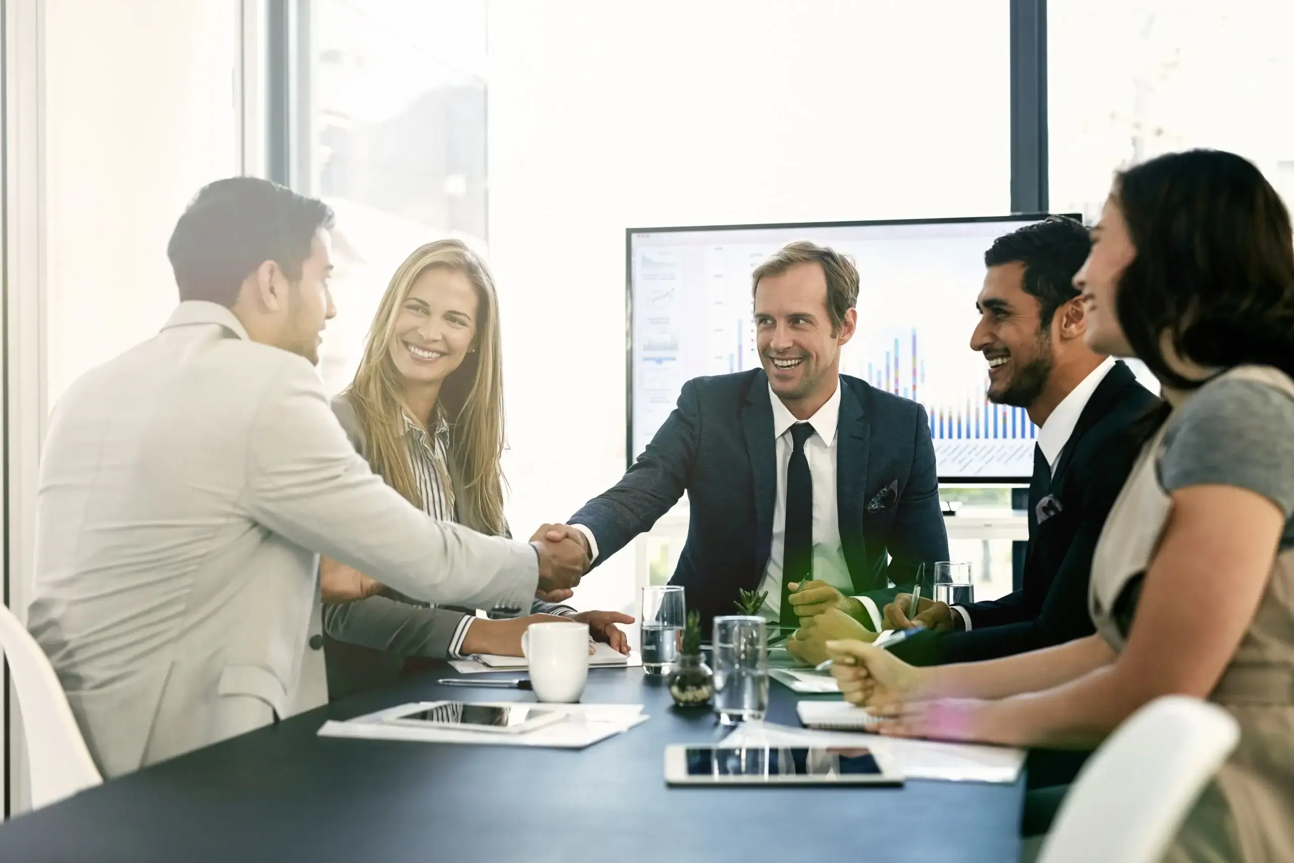 Executives and hiring managers finalizing successful candidate placements in St. Paul, Minnesota with Peterson Technology Partners