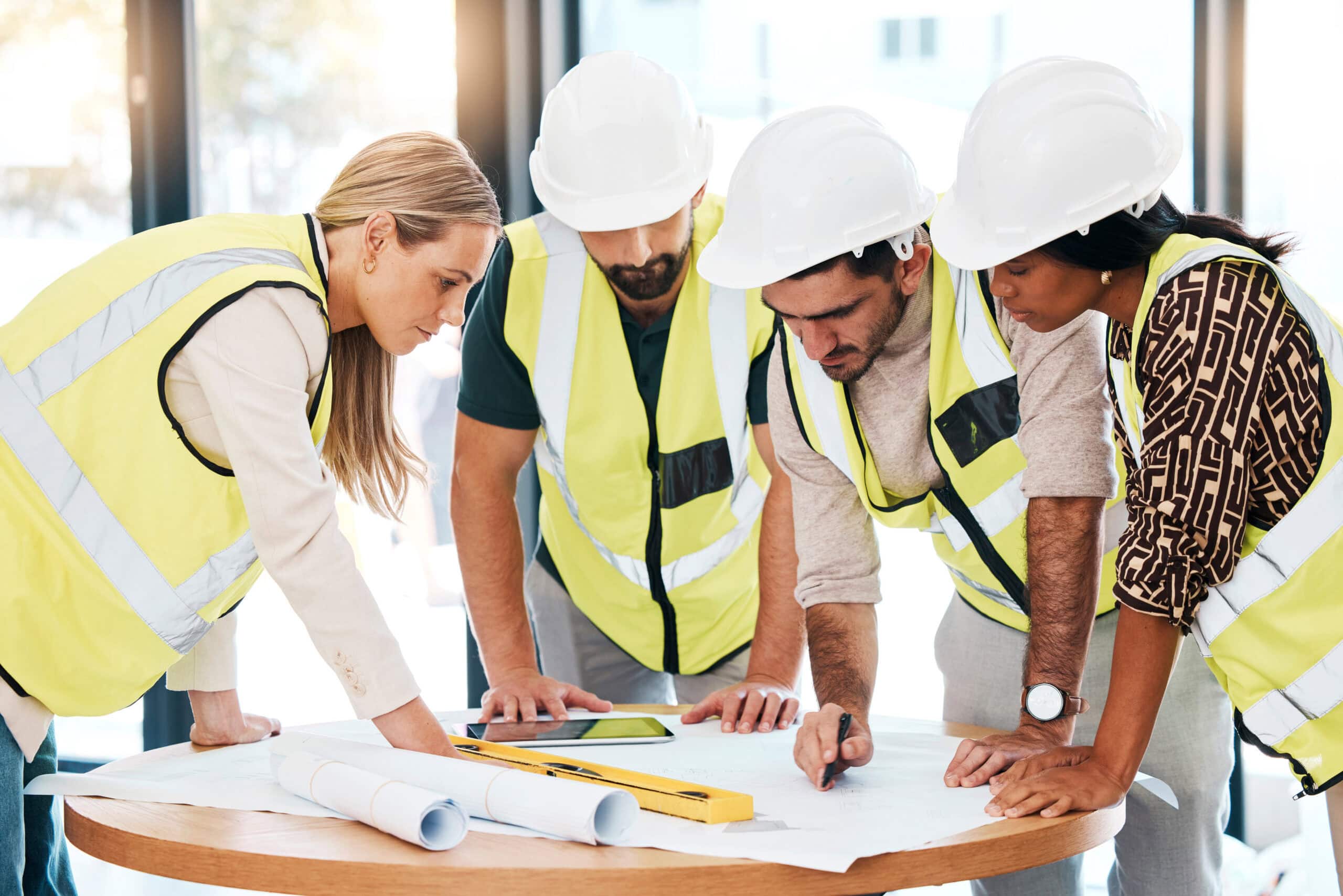 Construction company managing customer relationships with Salesforce